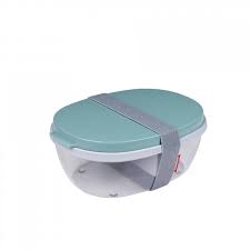 MEPAL SALADEBOX ELLIPSE - NORDIC GREEN (22,5 X 17,5 X 9,5 CM)
